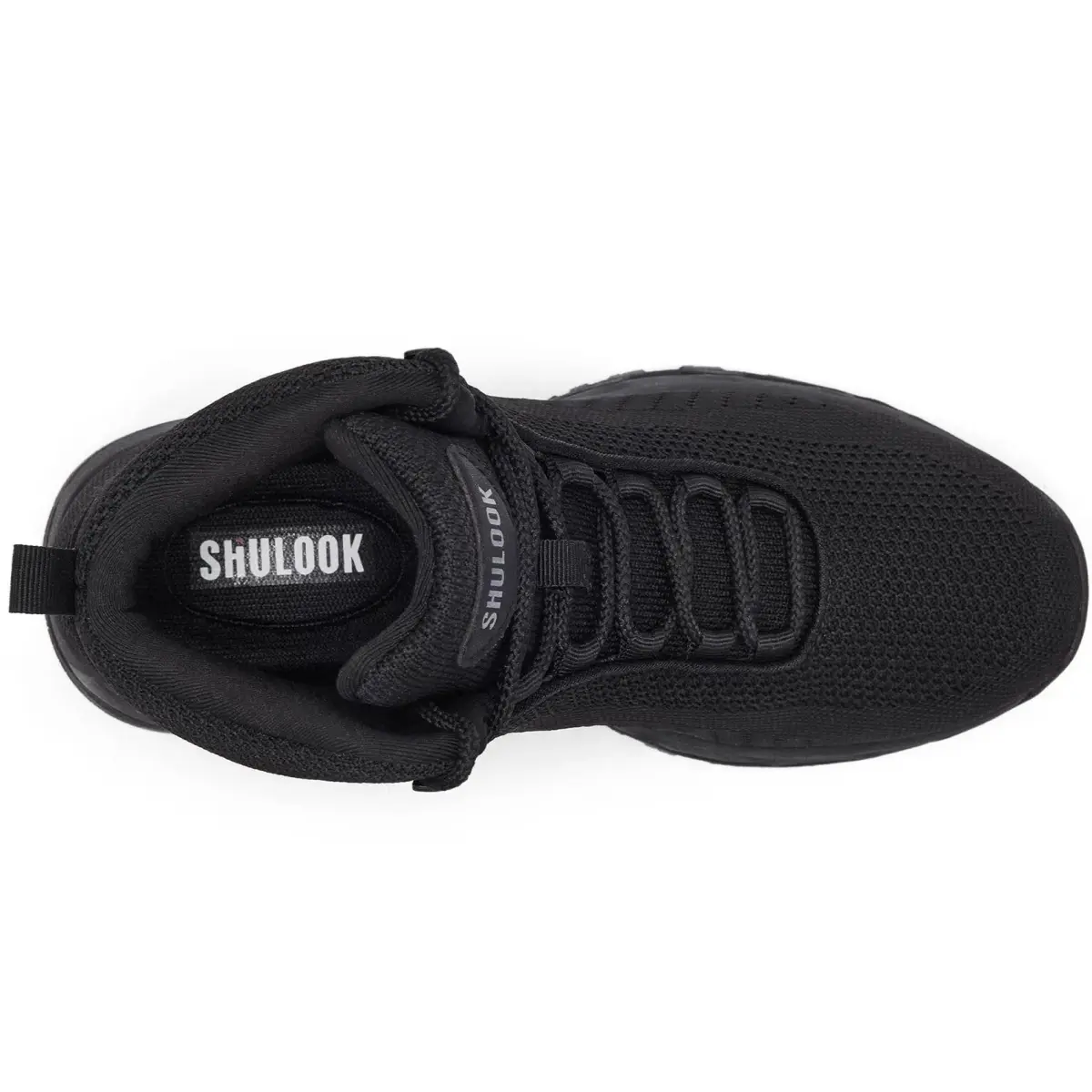 SHULOOK Black Non Slip Work Boots for Men — Size 7 Wide | Restaurant Kitchen Food Service Ankle High - view 6