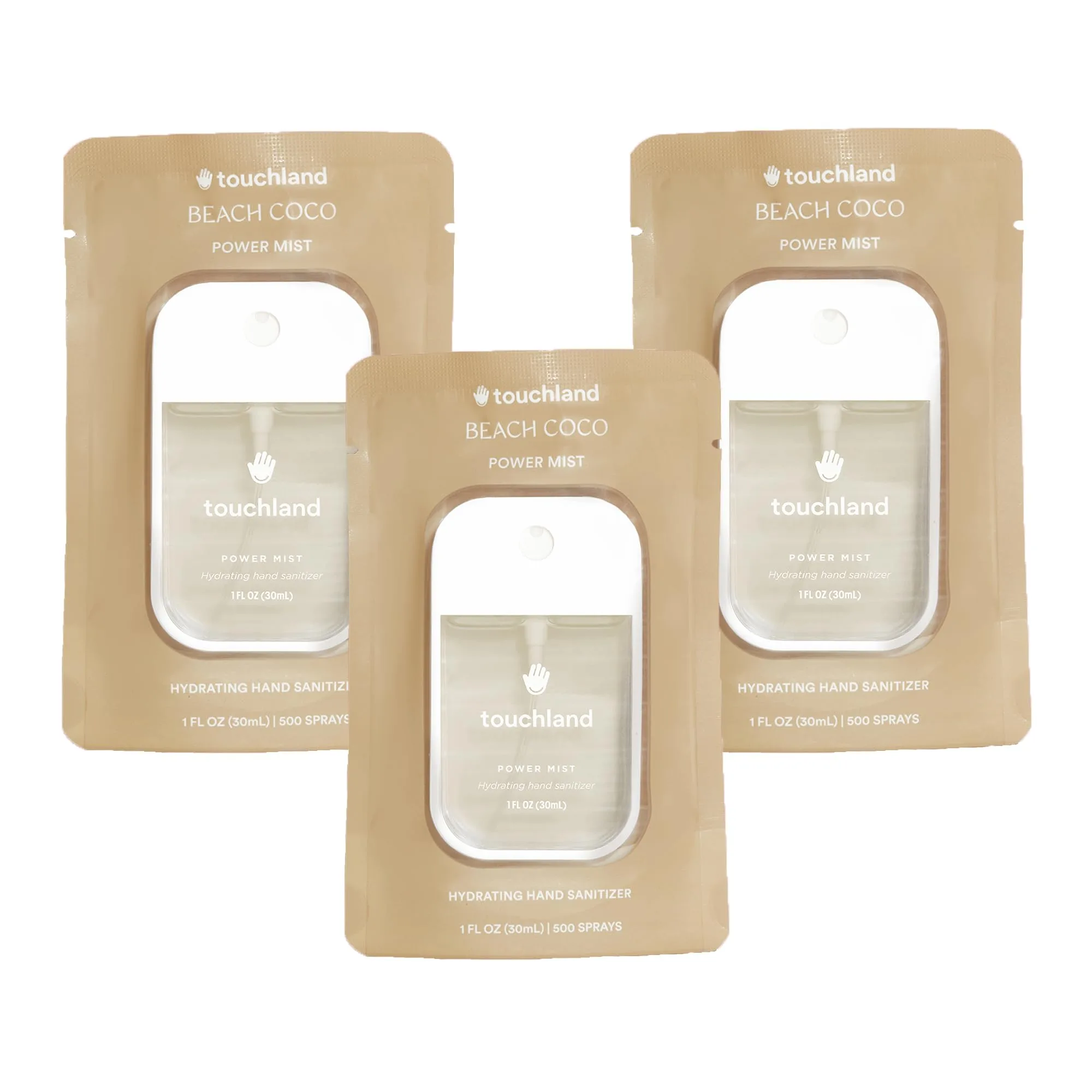 Touchland Hydrating Hand Sanitizer Spray | Dermatologist Tested & Fragrance-Free - main product image