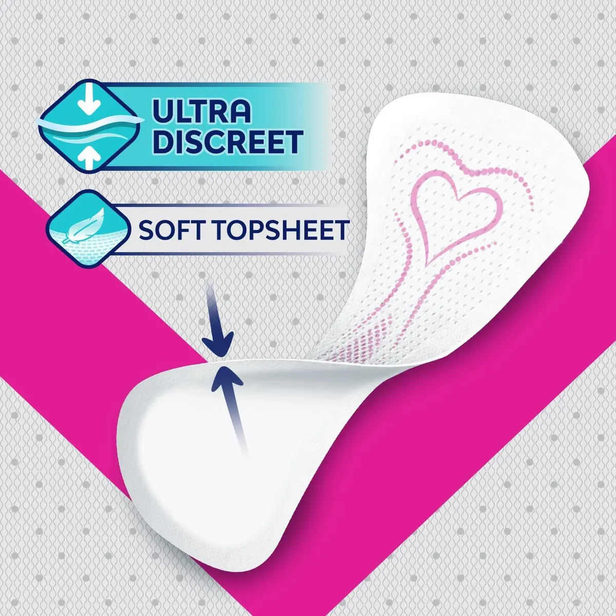 Saba Diarios Ultra Thin Multishape Panty Liners 120 Count | Light Daily Protection, Discreet & Comfortable - view 3