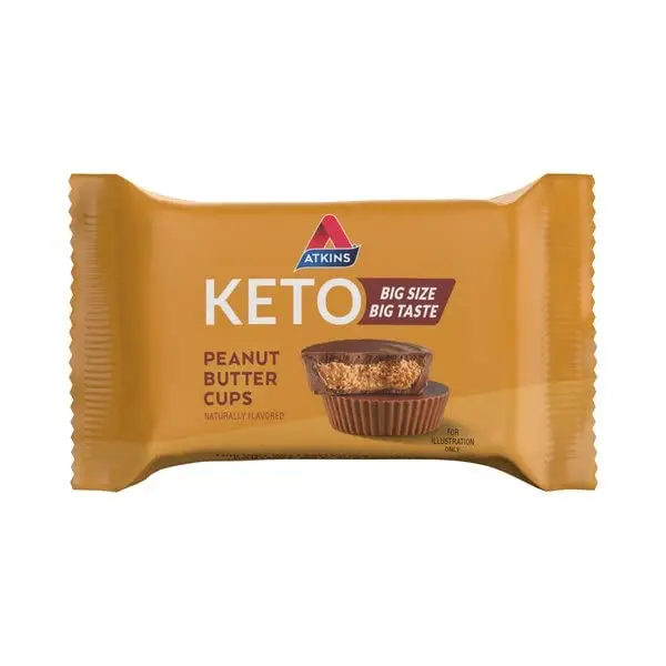 Atkins Keto Peanut Butter Cups 20 Count | Naturally Flavored, Zero Sugar, Gluten Free - view 3