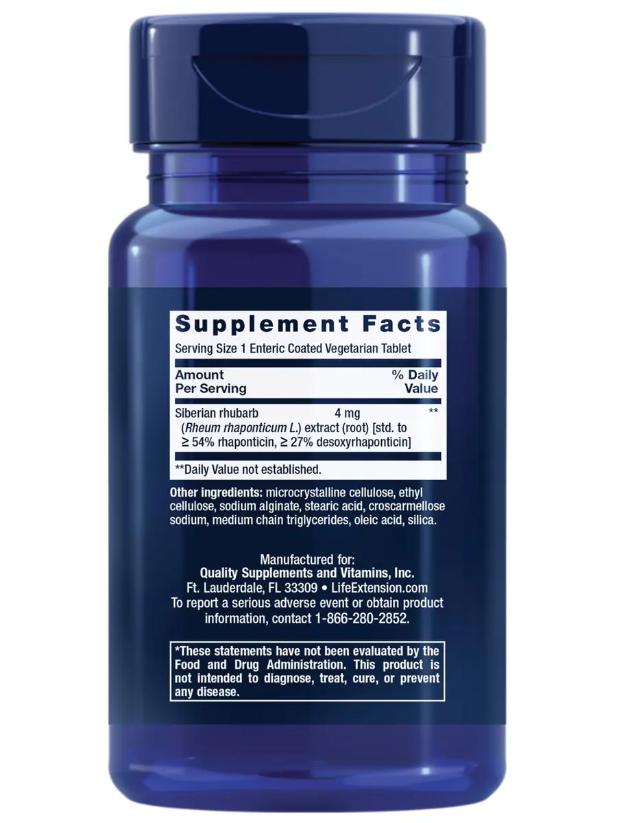 Life Extension Menopause Relief – Siberian Rhubarb | Hormone-Free, Gluten-Free, Vegetarian (Pack of 2) - view 2