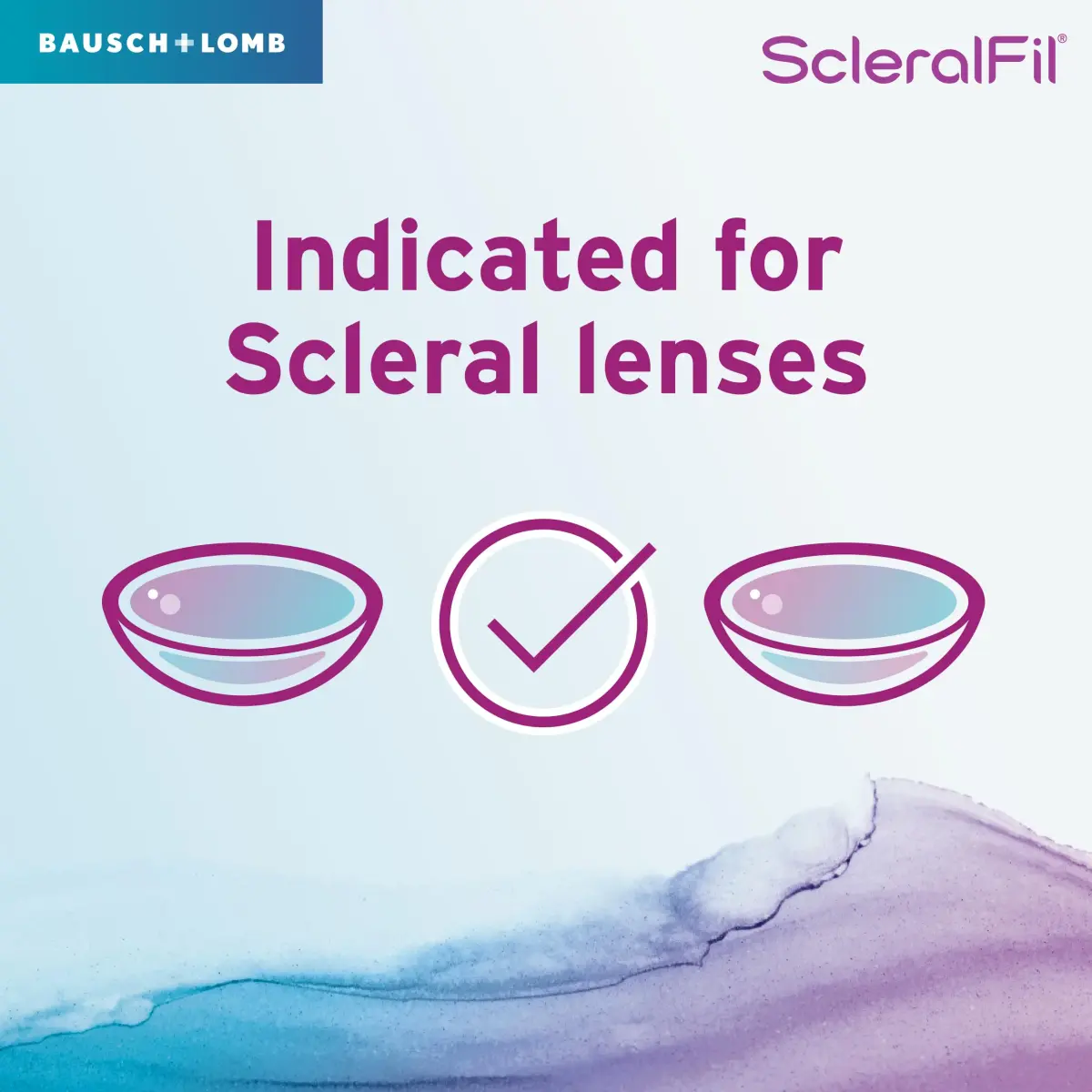 Bausch + Lomb ScleralFil Preservative-Free Saline Solution 60 x 10ml Vials | Buffered Isotonic for Scleral Lenses - view 2