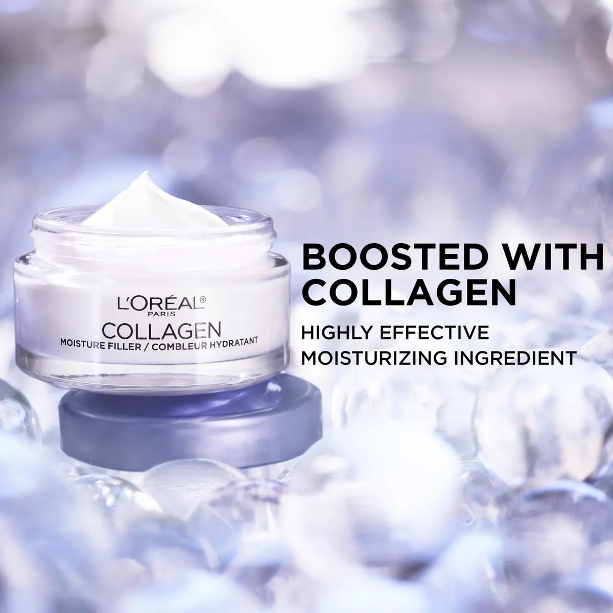 L'Oreal Paris Collagen Moisture Filler Face Cream 177ml (3.4 Oz Pack of 2) | Fragrance-Free Hydration for Plump Skin - view 4