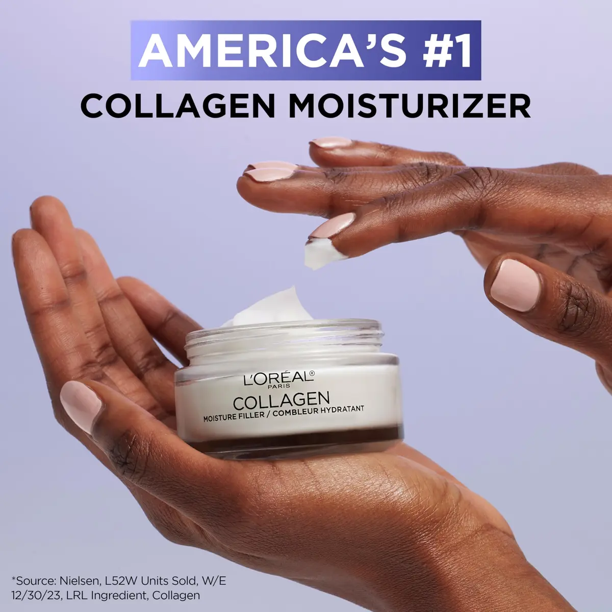L'Oreal Paris Collagen Moisture Filler Face Cream 177ml (3.4 Oz Pack of 2) | Fragrance-Free Hydration for Plump Skin - view 6