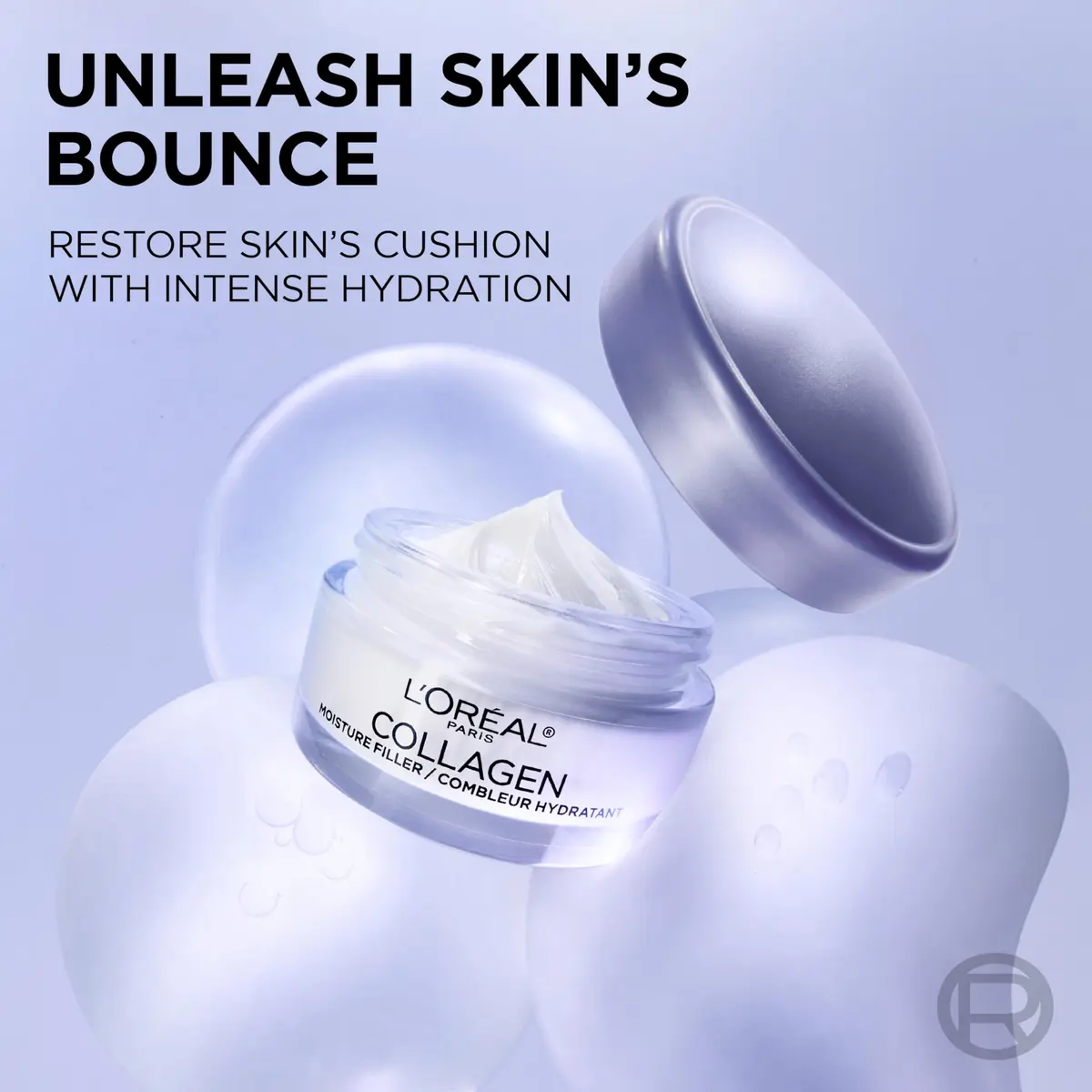 L'Oreal Paris Collagen Moisture Filler Face Cream 177ml (3.4 Oz Pack of 2) | Fragrance-Free Hydration for Plump Skin - view 2
