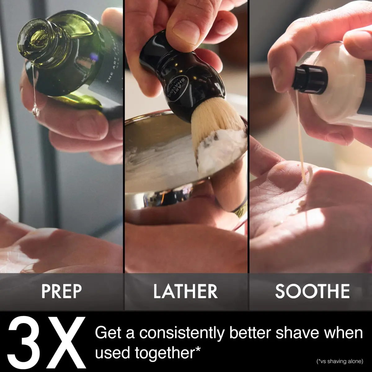 The Art of Shaving Unscented Shaving Cream for Men 296ml (10 Fl Oz) | Hypoallergenic & Clinically Tested for Sensitive Skin - view 5