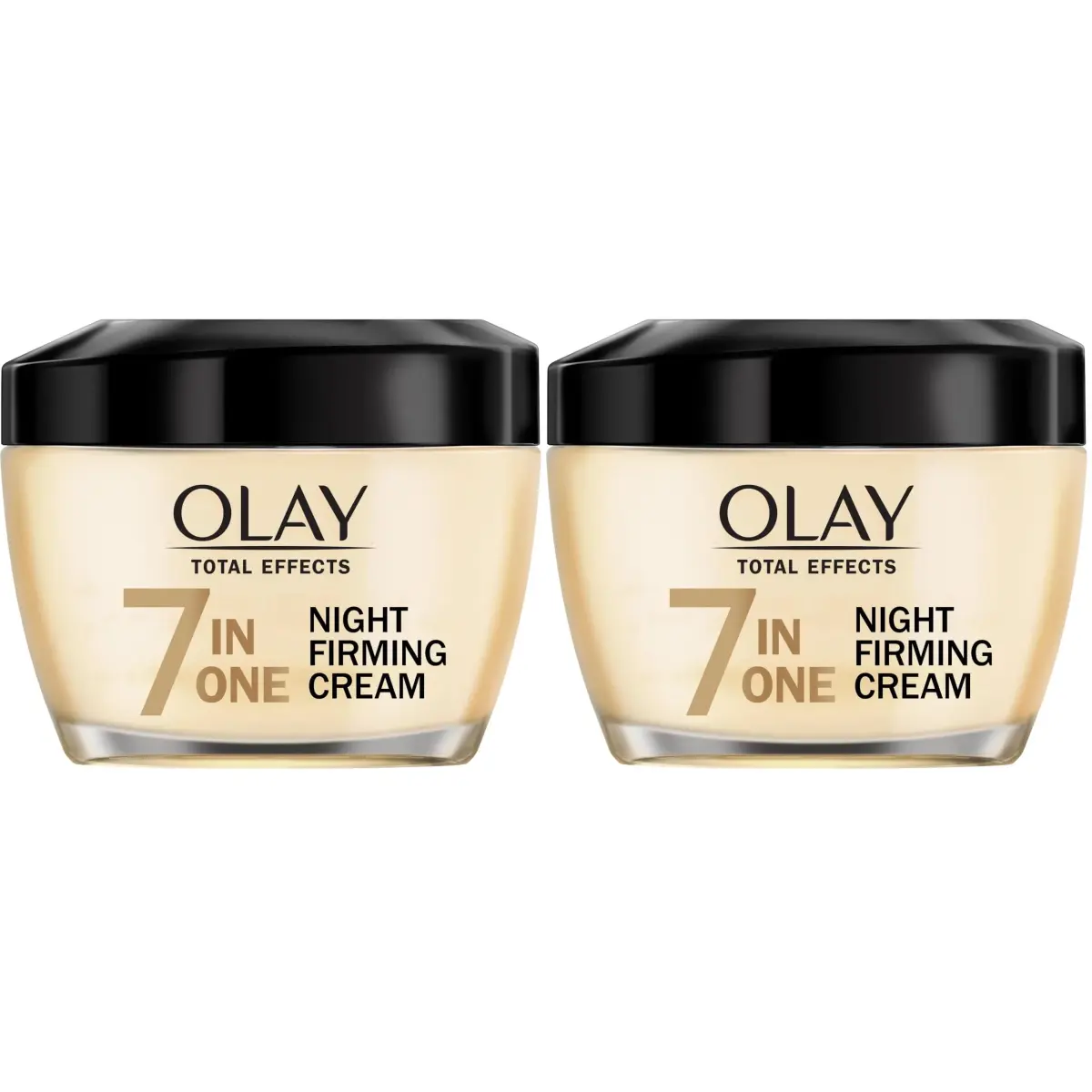 Olay Total Effects Night Firming Cream Face Moisturizer 3.4 fl oz (100ml) | Brightens and Smooths - main product image