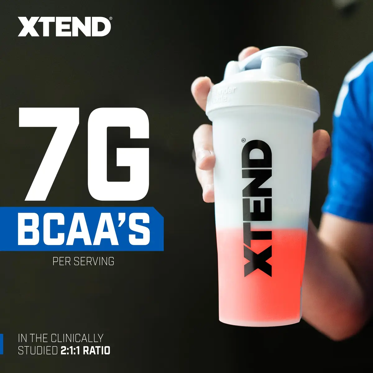 Xtend BCAA Powder Strawberry Kiwi Splash | Electrolyte Recovery & Hydration (12.2 oz, Pack of 2) - view 4
