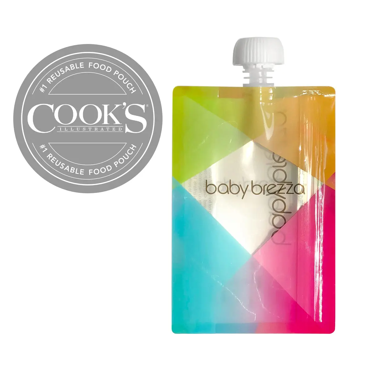 Baby Brezza Reusable Baby Food Storage Pouches 7oz (200ml) | Pack of 20, Freezer Safe, Leak-Proof - view 4