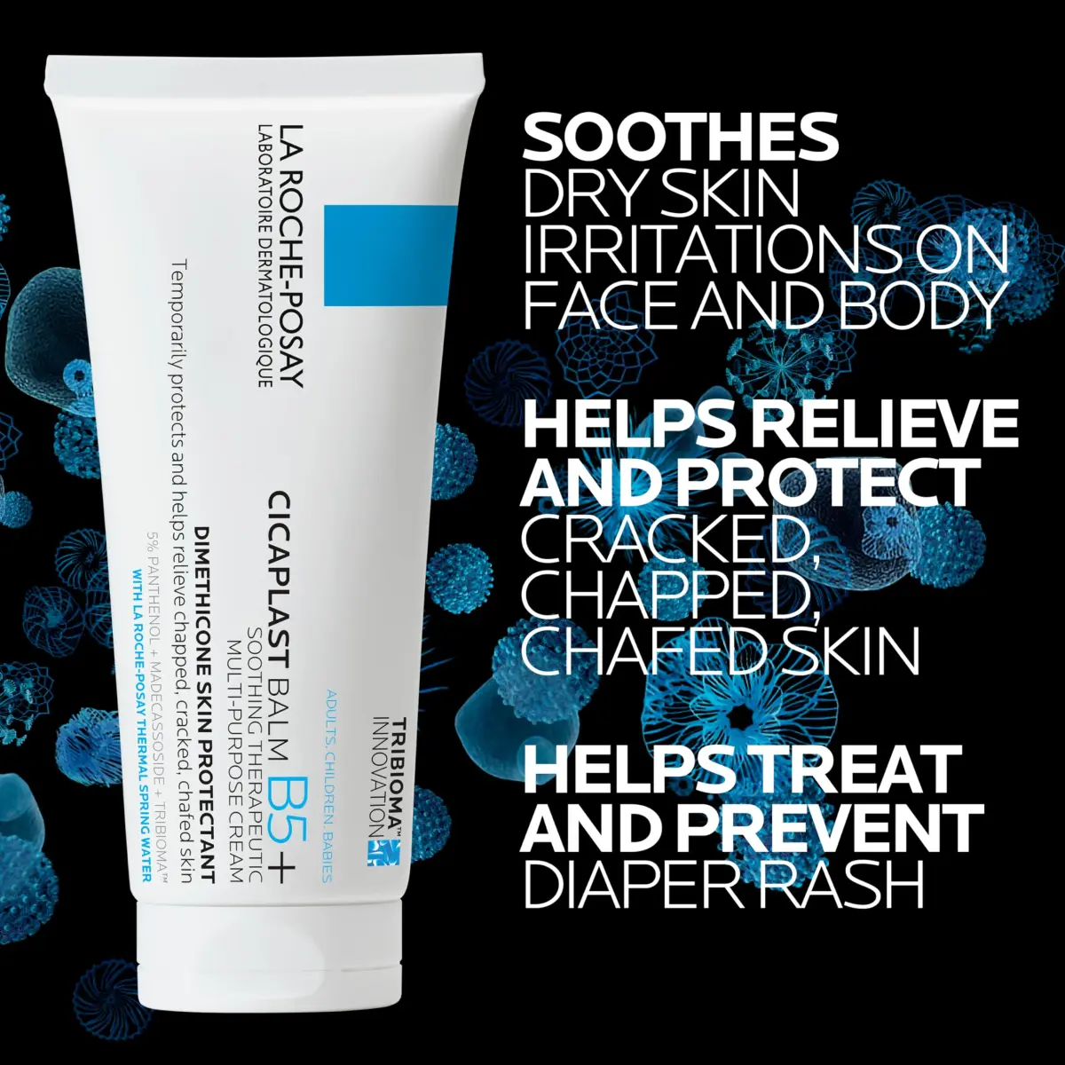 La Roche-Posay Cicaplast Balm B5+ 100ml (3.38 Fl Oz) Pack of 2 | Soothes Dry, Irritated Skin - view 4