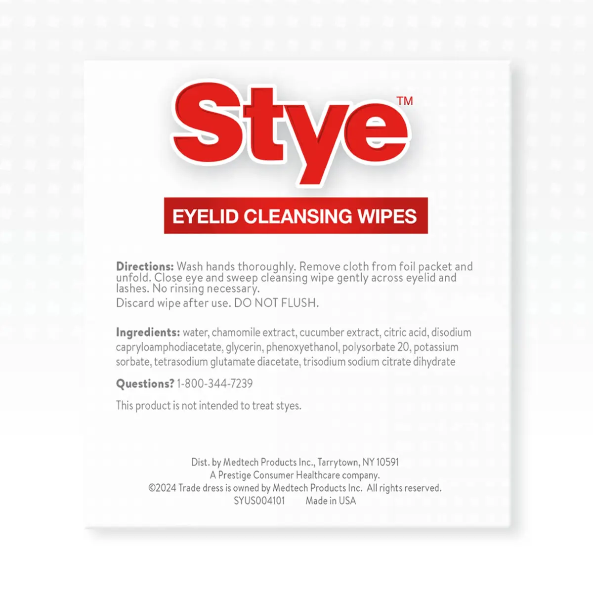 Stye Cleansing Wipes – Individually Wrapped Face Wipes Gently Remove Oil, Dirt & Contaminants, 12 Count (Pack of 2) | Ophthalmologist-Tested - view 7