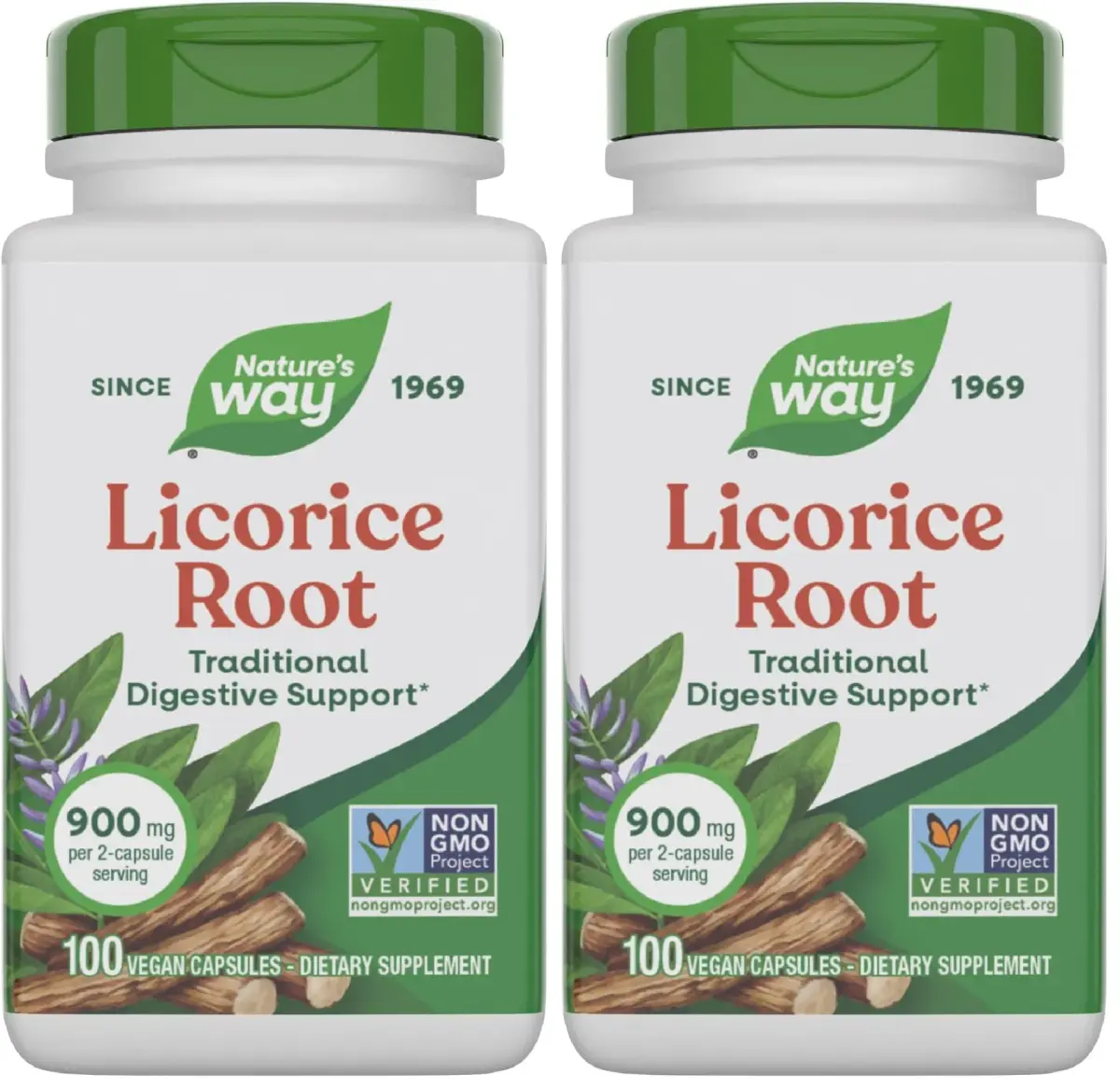 Nature's Way Licorice Root Herbal Supplement 900 mg per Serving | Traditional Digestive Support - main product image