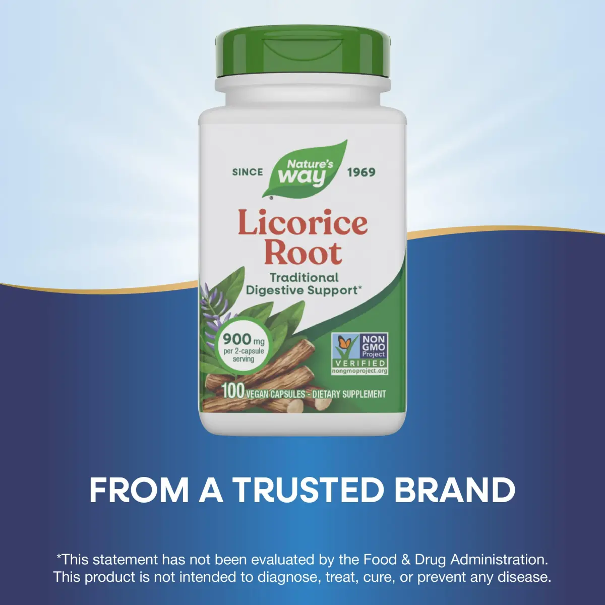 Nature's Way Licorice Root Herbal Supplement 900 mg per Serving | Traditional Digestive Support - view 4