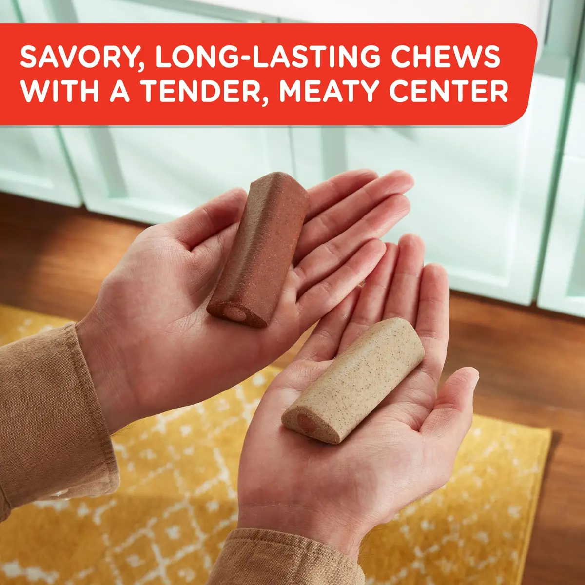 Nutrish Rachael Ray Soup Bones Long Lasting Dog Chews Variety Pack, 22 Count (Pack of 2) | Tasty, Long-Lasting Dog Chews with Real Meat - view 2