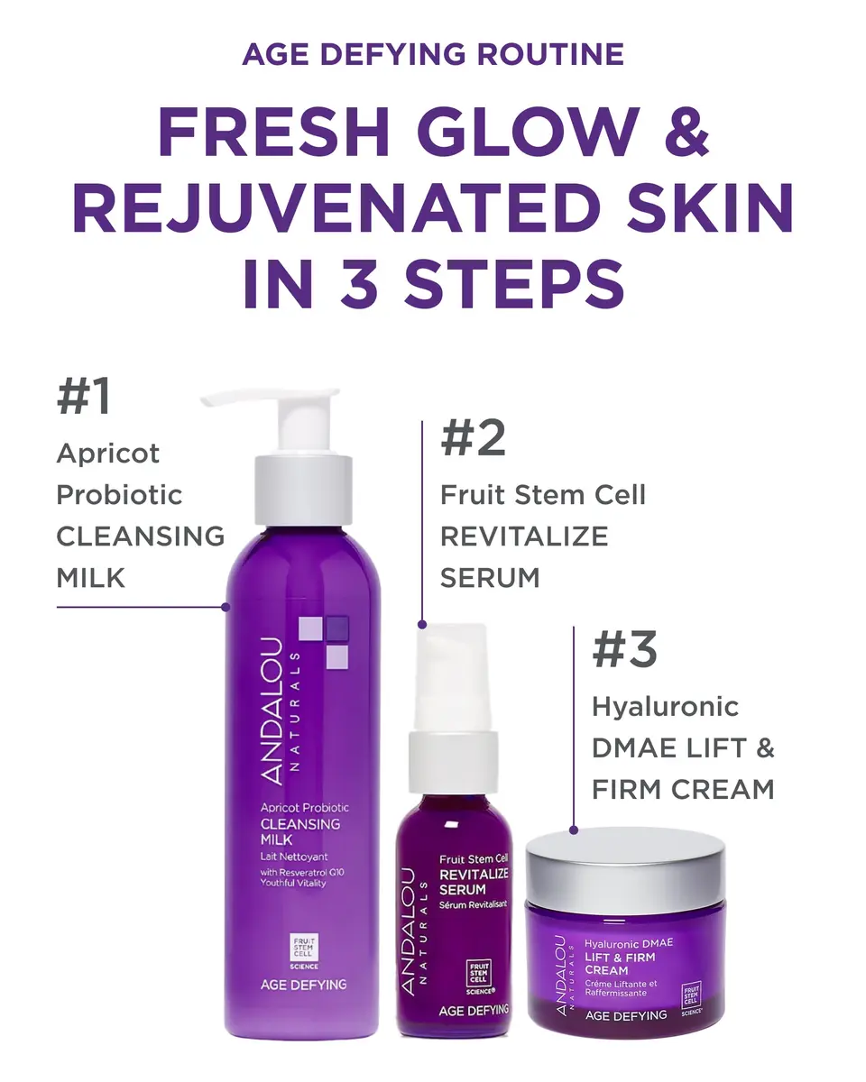 Andalou Naturals Apricot Probiotic Cleansing Milk 356ml (12 fl oz) | Gentle Daily Hydrating Face Cleanser For Dry, Dehydrated Skin - view 3