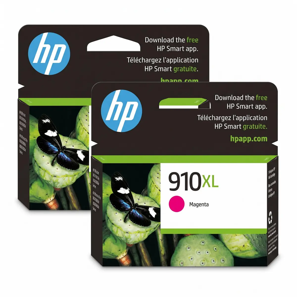 HP 910XL Magenta High-Yield Ink Cartridge 2-Pack | Fade-Resistant Documents & Brilliant Images - main product image