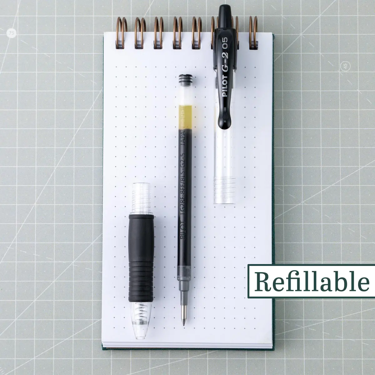 PILOT G2 Premium Gel Roller Pens, Extra Fine Point 0.5 mm, Black Ink, 24 Pens | Ideal for School, Journaling & Office Writing - view 3