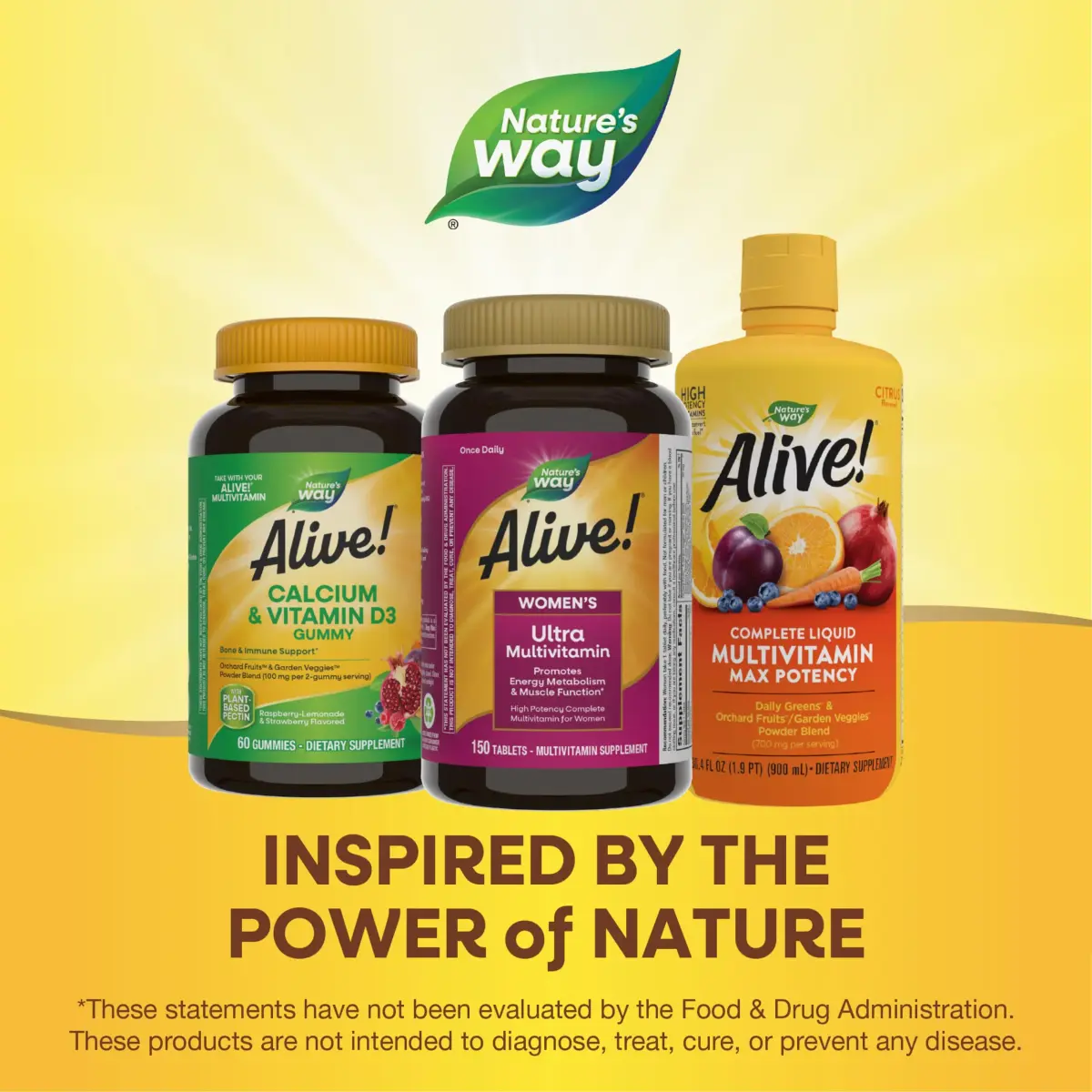 Nature's Way Alive! Women's Daily Ultra Multivitamin 300 Tablets (150 Count Pack of 2) | High Potency Formula for Energy Metabolism & Muscle Function - view 7