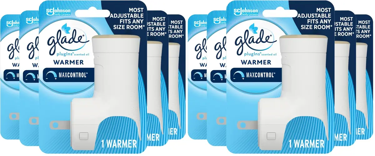 Glade PlugIns Air Freshener Warmer White 10 Count (Pack of 2) | Works with All Glade Fragrances - main product image