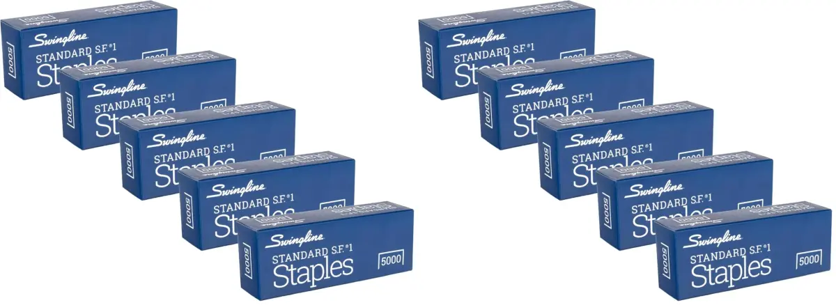 Swingline Standard Staples 1/4" Leg Length, 25,000 Staples | Reliable Performance for Office Use - main product image
