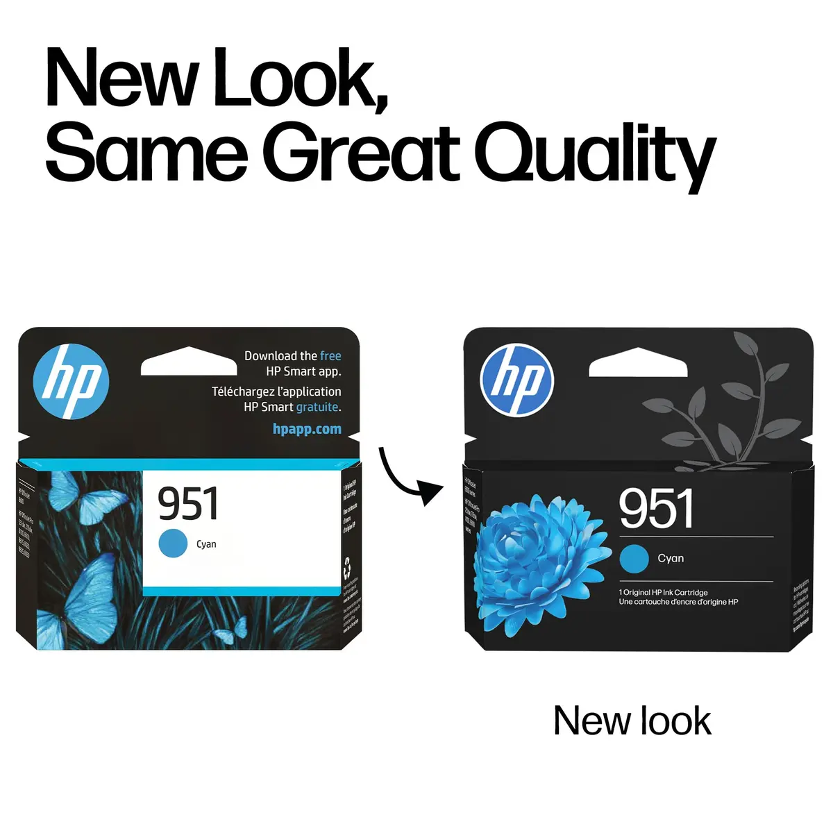 HP 951 Cyan Ink Cartridge 2 Pack | Fade-Resistant Documents & Brilliant Images - view 3