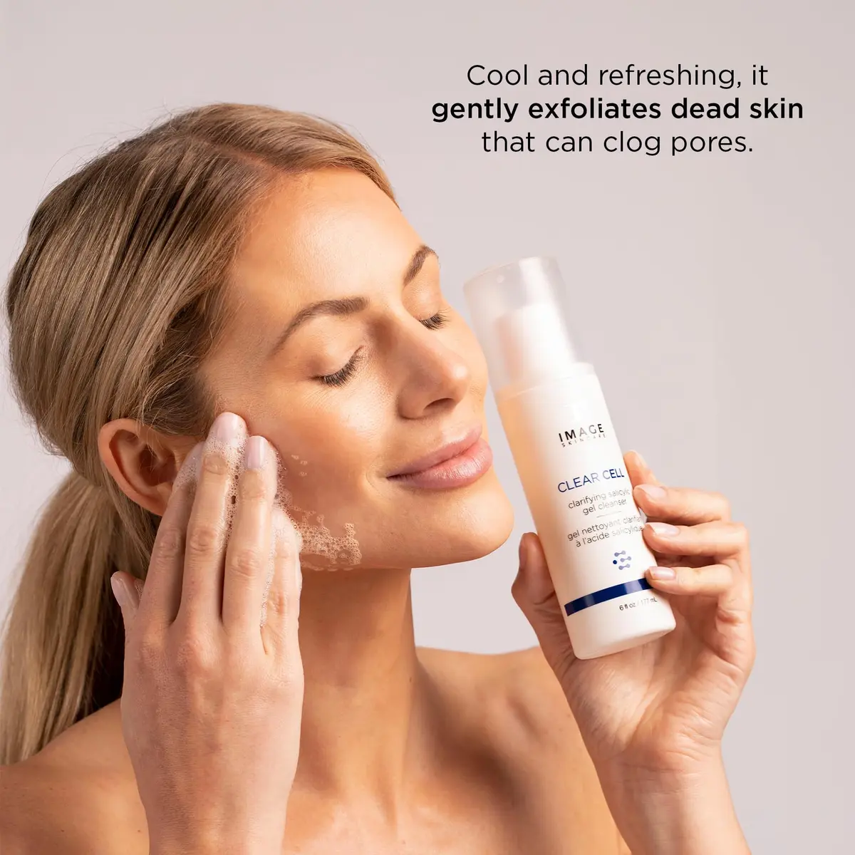 IMAGE Skincare Salicylic Gel Cleanser 6 fl oz | Gentle Foaming Face Wash for Oily Skin - view 3