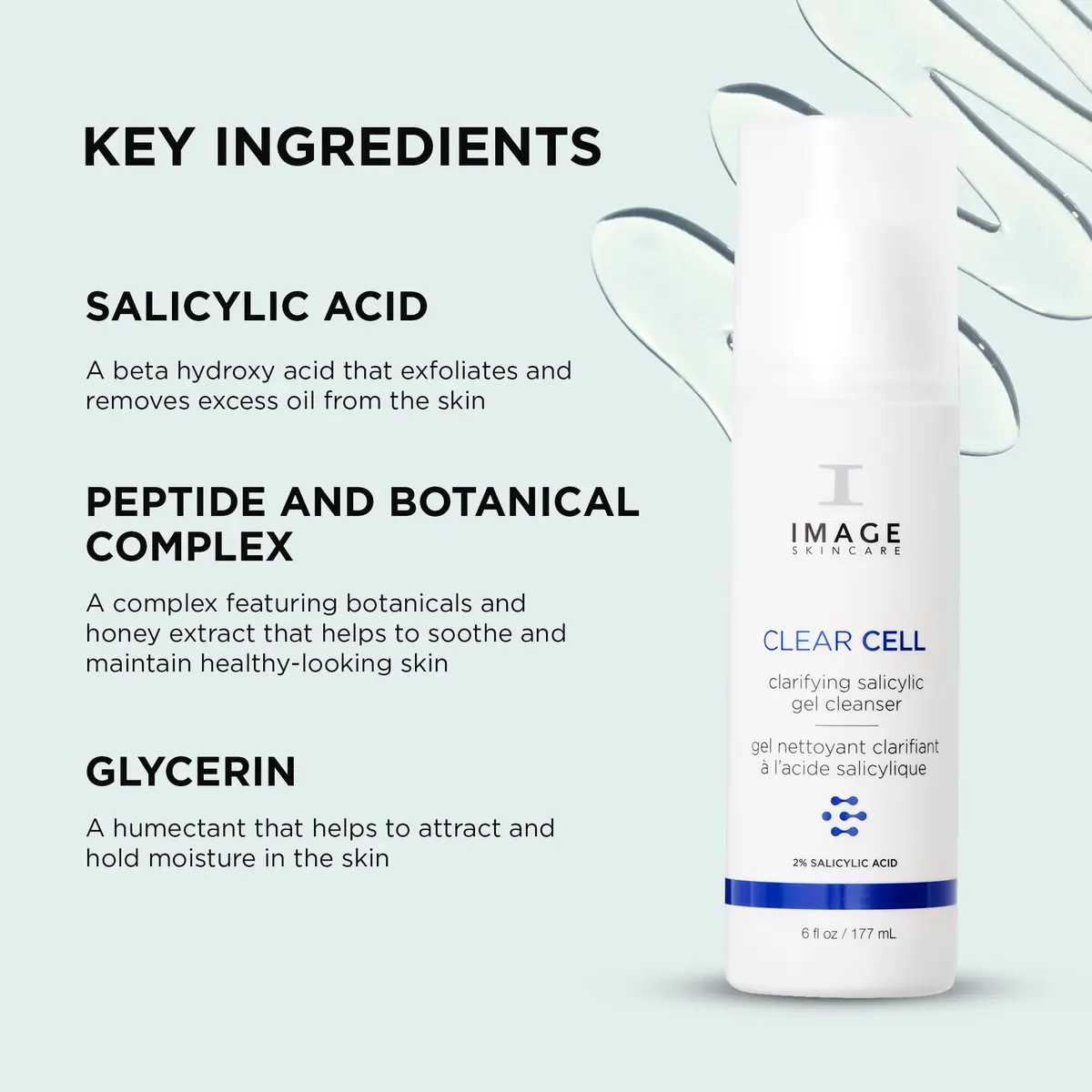 IMAGE Skincare Salicylic Gel Cleanser 6 fl oz | Gentle Foaming Face Wash for Oily Skin - view 4