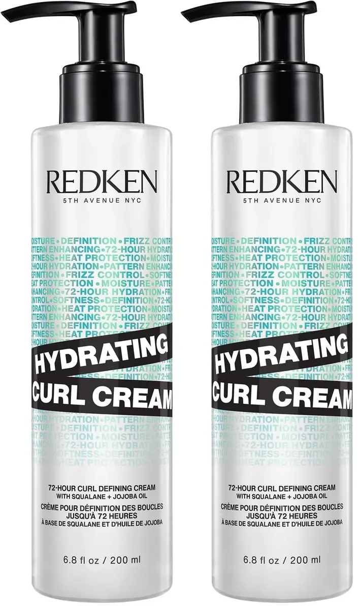 Redken Hydrating Curl Cream for Curly & Coily Hair, 400ml (13.6 Fl Oz) | 72-Hour Definition & Frizz Control - main product image