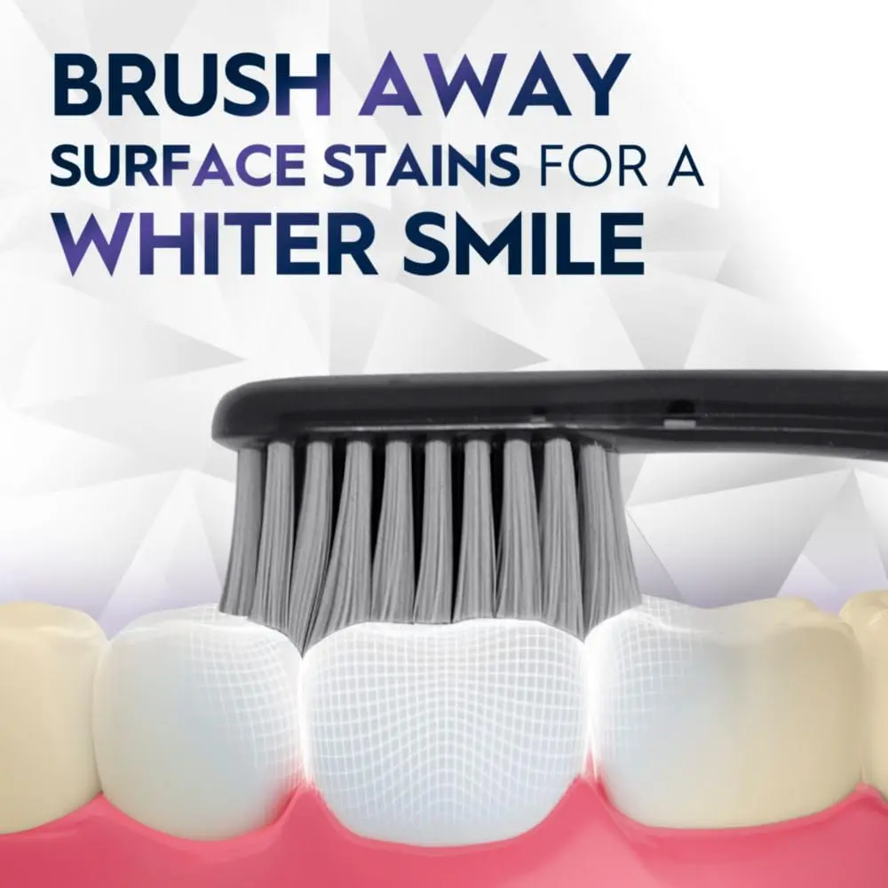 Oral-B 3D White Brilliance Toothbrushes Extra Soft Pack of 8 | Tough on Plaque, Gentle on Gums, Whitening - view 3