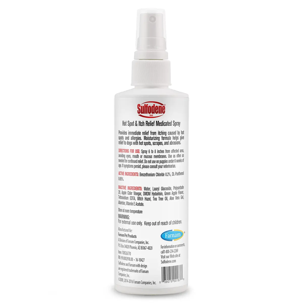 Sulfodene Hot Spot & Itch Relief Medicated Spray for Dog 8oz (Pack of 2) | Moisturizing & Soothing Relief - view 8