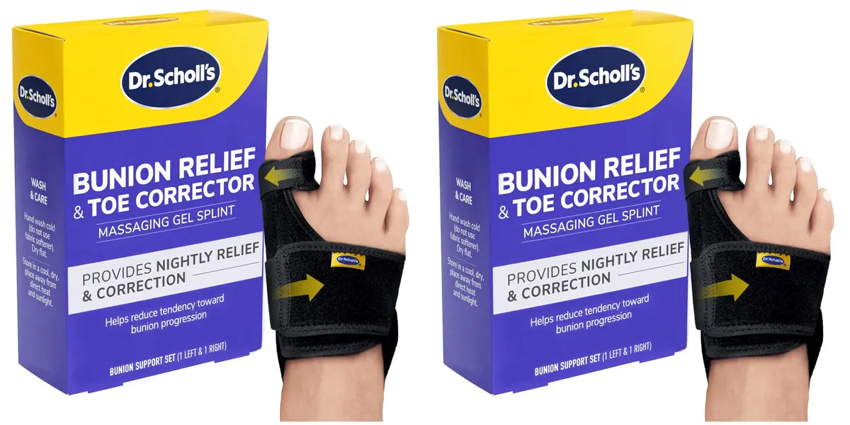 Dr. Scholl's Bunion Relief & Toe Corrector | Night Support for Bunion Pain Relief - main product image