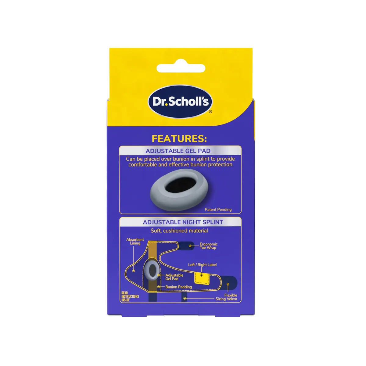 Dr. Scholl's Bunion Relief & Toe Corrector | Night Support for Bunion Pain Relief - view 8