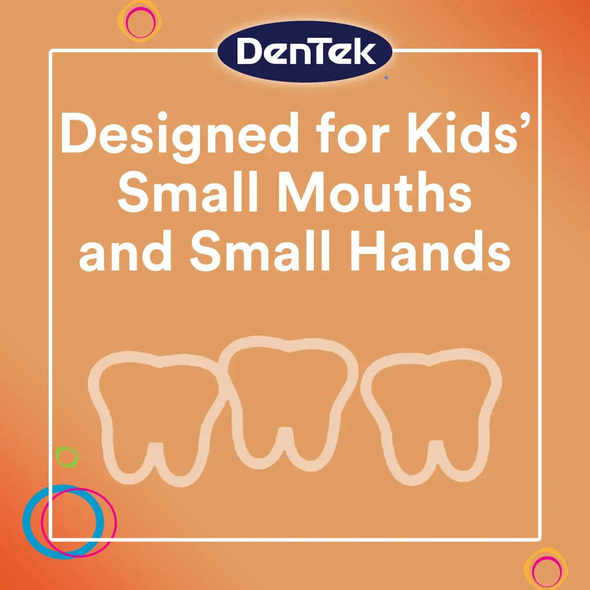 DenTek Fun Flossers Kids Floss Picks Wild Fruit Flavor 450 Count (Pack of 6) | Dentist Recommended for Ages 10 and Under - view 5