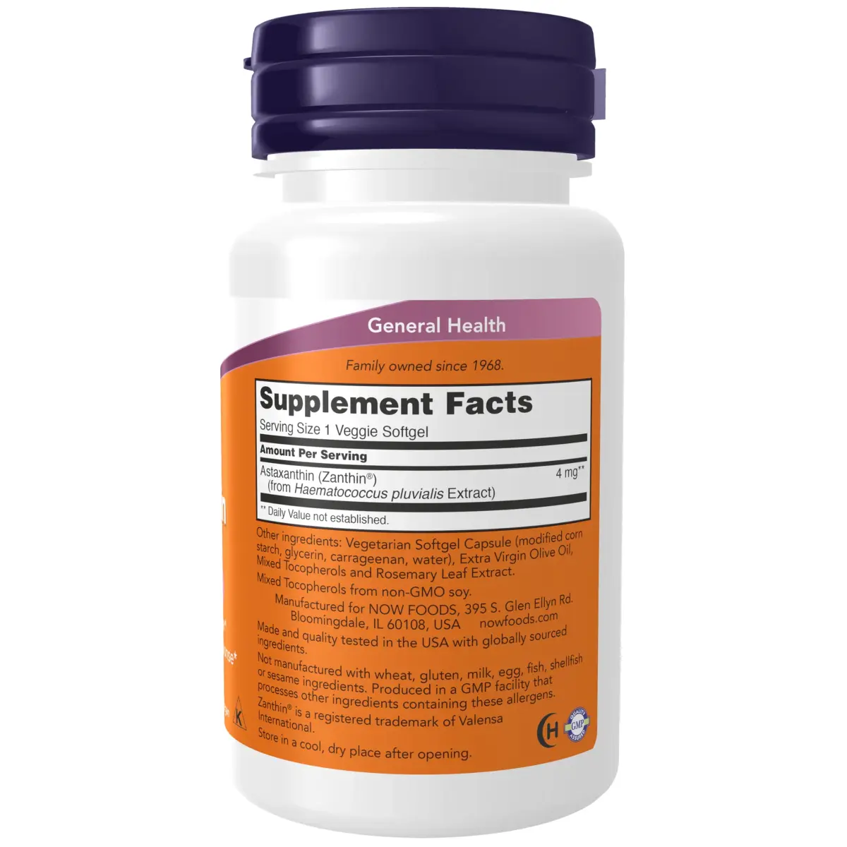 NOW Foods Astaxanthin 4 mg Veg Softgels 120 Count (Pack of 2) | Supports Eye Health & Immune Response - view 2