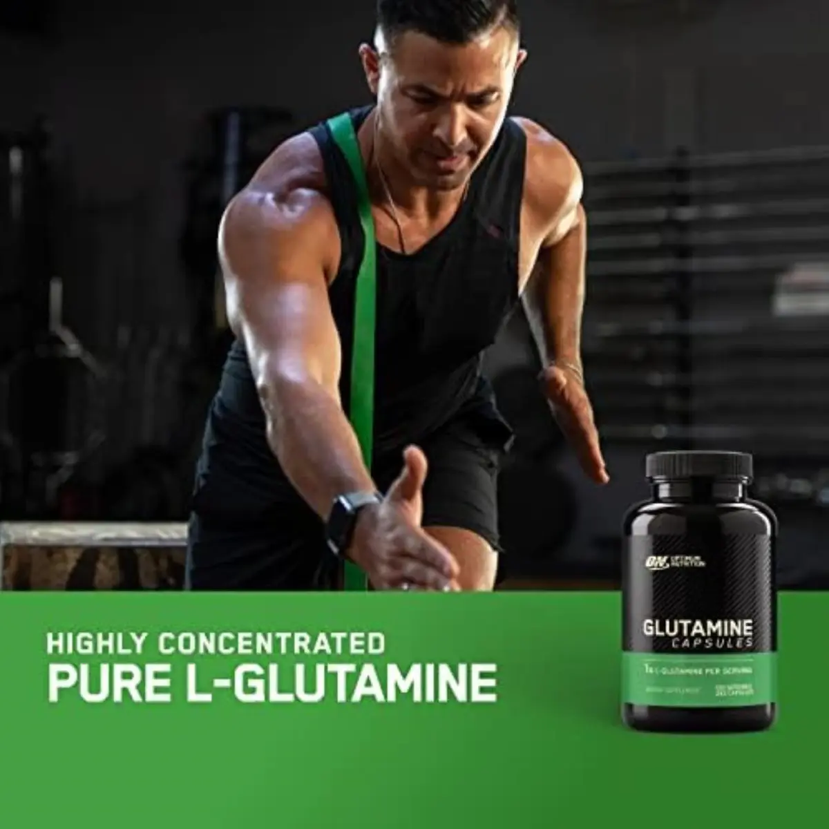 Optimum Nutrition L-Glutamine Muscle Recovery Capsules 1000mg 240 Count (Pack of 2) | High Protein Nutritional Supplement - view 3