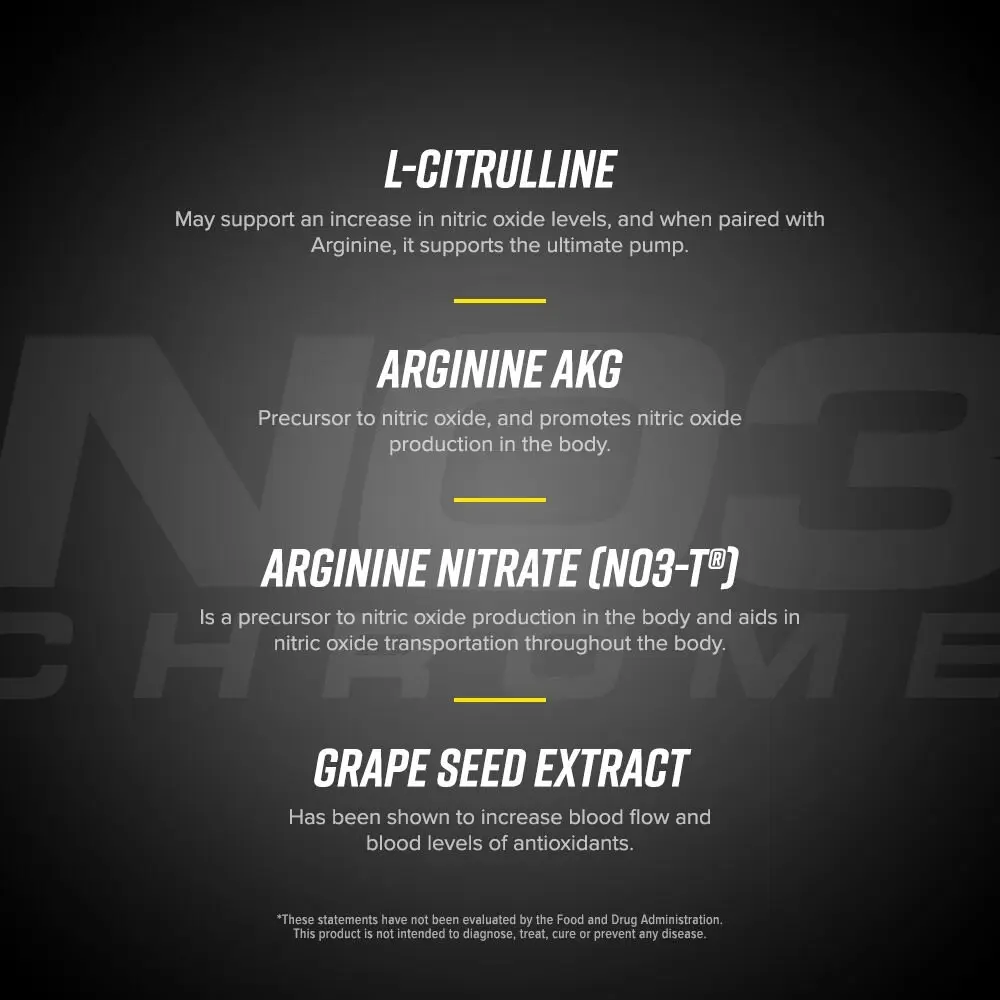 Cellucor NO3 Chrome Nitric Oxide Supplements with Arginine Nitrate & Nitrosigine, 180 Capsules (Pack of 2) | Stimulant-Free Muscle Pump & Blood Flow Support - view 2