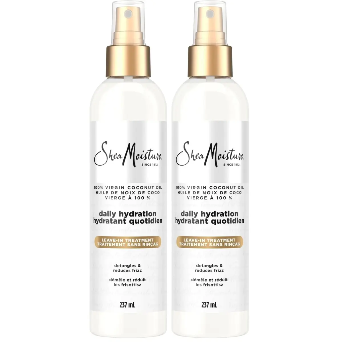 SheaMoisture 100% Virgin Coconut Oil Leave-In Conditioner 473ml (16 Fl Oz) | Hydrates & Controls Frizz - main product image