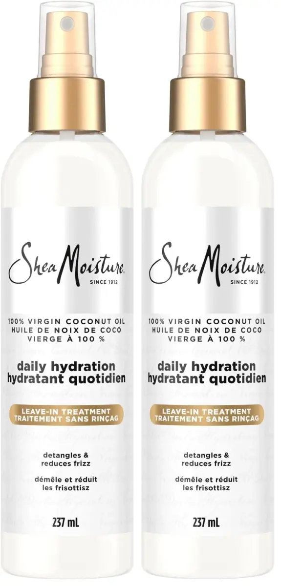 SheaMoisture 100% Virgin Coconut Oil Leave-In Conditioner 473ml (16 Fl Oz) | Hydrates & Controls Frizz - main product image