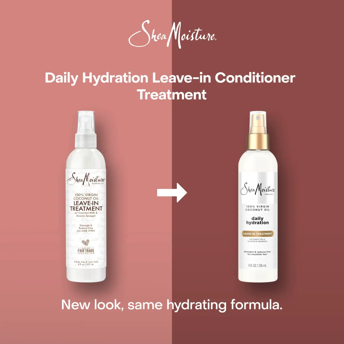 SheaMoisture 100% Virgin Coconut Oil Leave-In Conditioner 473ml (16 Fl Oz) | Hydrates & Controls Frizz - view 3