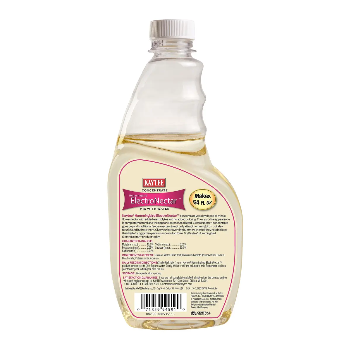 Kaytee Hummingbird ElectroNectar Concentrate 16 Fl Oz | Clear Nectar with Electrolytes for Wild Birds - view 7
