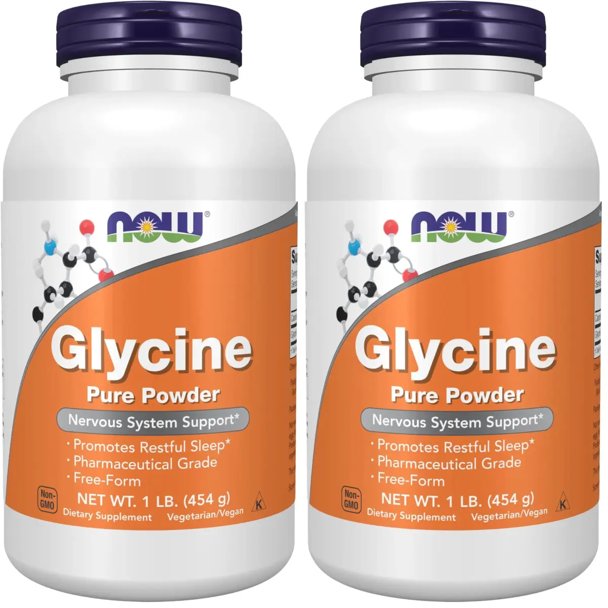 NOW Foods Glycine Pure Powder 908 g (2 lb) | Promotes Restful Sleep & Neurotransmitter Support - main product image
