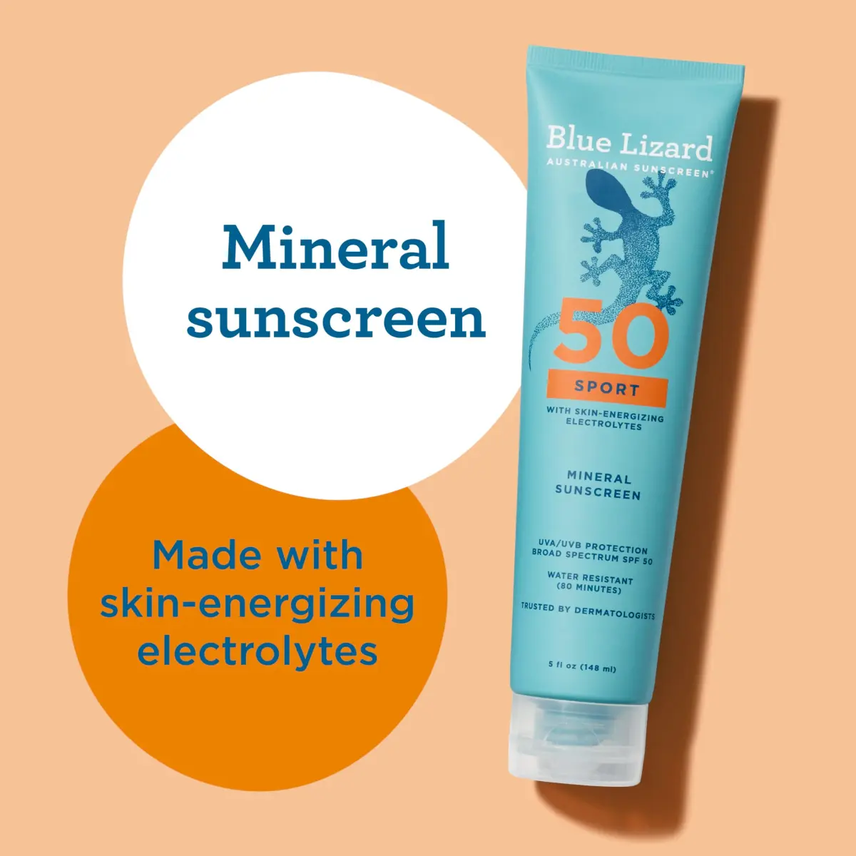 Blue Lizard Sport Mineral SPF 50 Lotion 2-Pack 148ml (5.0 Fl Oz) | Broad Spectrum UVA/UVB Protection - view 4