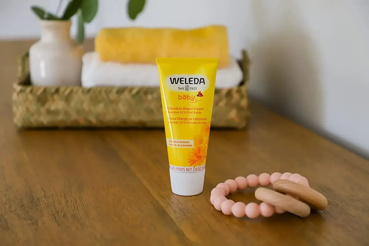 Weleda Baby Calendula Diaper Cream 2.8 Fl Oz (83ml) Pack of 6 | Plant-Rich Protection for Sensitive Skin - view 3
