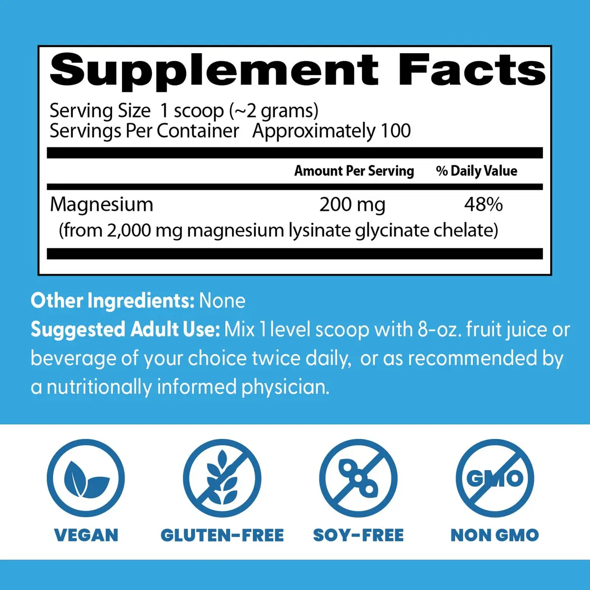 Doctor's Best High Absorption Magnesium Powder, Unflavored, 400g (14.2 oz) | Essential Mineral for Sleep, Energy & Muscle Relaxation - view 2