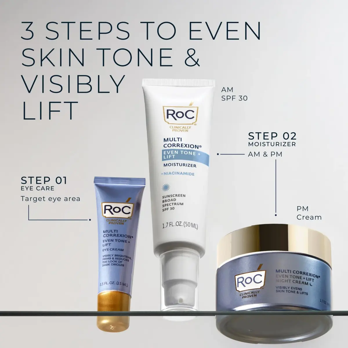RoC Multi Correxion 5 in 1 Anti-Aging Daily Facial Moisturizer SPF 30 100ml (3.4 oz) | Hydrates, Brightens, Firms, Smooths Wrinkles - view 8