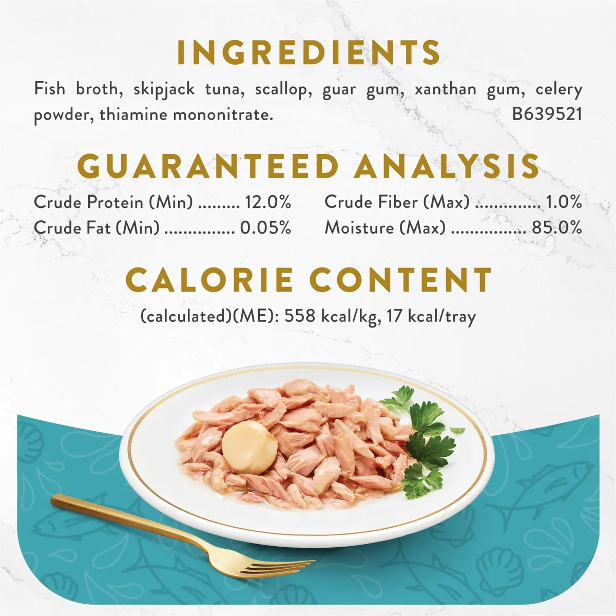 Fancy Feast Appetizers Light Meat Tuna & Scallop Cat Food Topper 1.1 oz Trays (Pack of 20) | Grain-Free Broth for Cats - view 5