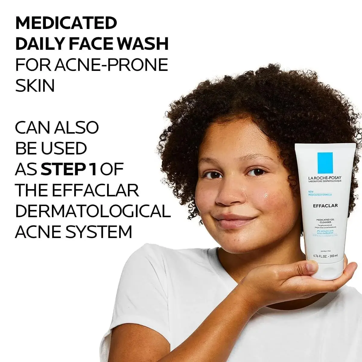 La Roche-Posay Effaclar Medicated Acne Face Wash 2 x 201ml (6.8 Fl Oz) | Dermatologist Tested for Oily & Sensitive Skin - view 4
