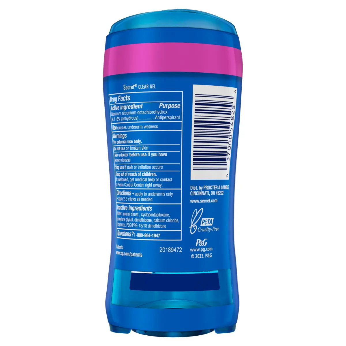 Secret Outlast Antiperspirant Deodorant for Women, 2.6 oz (74g) Gel | 72-Hour Sweat & Odor Protection - view 9