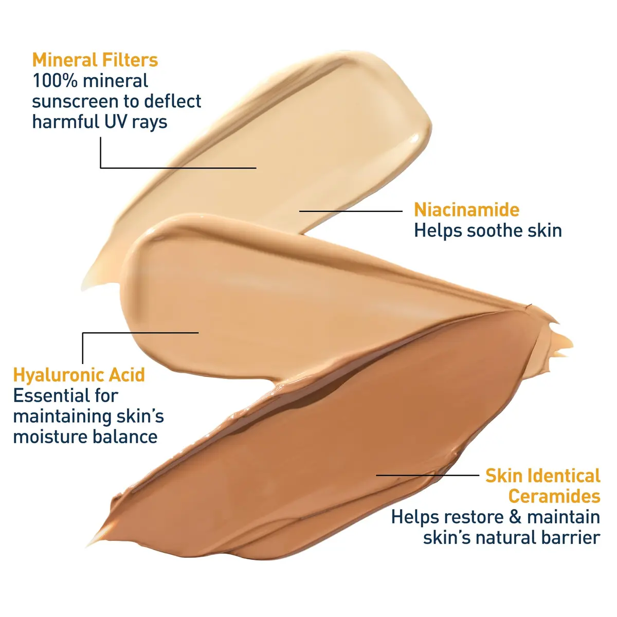 CeraVe Hydrating Mineral Sunscreen SPF 30 with Sheer Tint, Deep, 102ml (3.4 Fl Oz) | Dermatologist-Developed for Healthy Glow - view 3