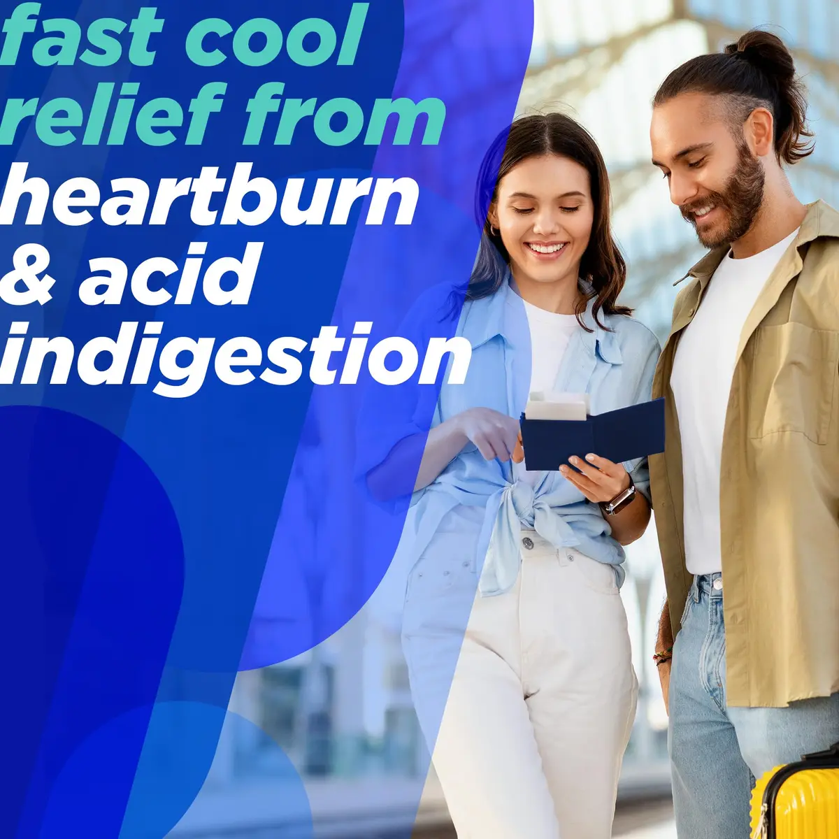 Alka-Seltzer Chewing Gum Cool Mint | Fast Heartburn Relief, Extra Strength (1 Count, Pack of 120) - view 3
